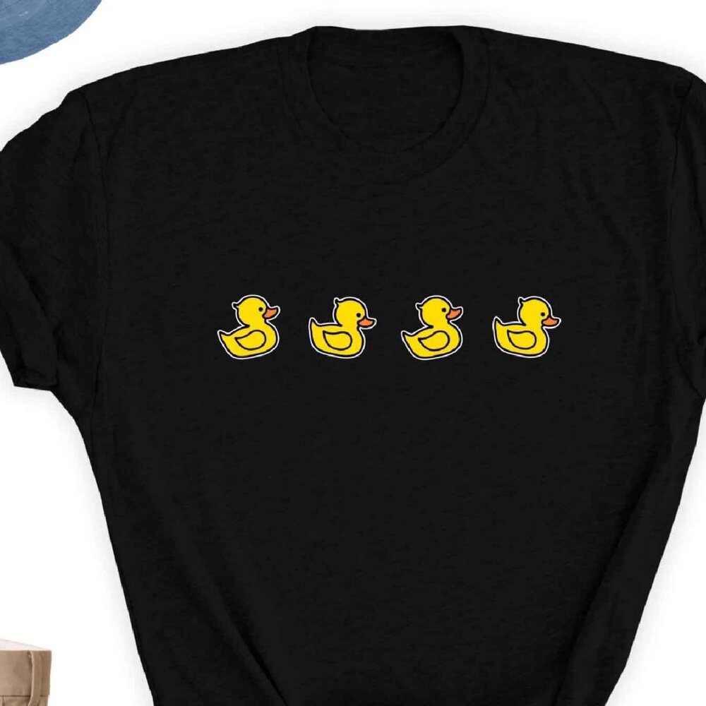 Yellow Duck Shirt, Cute Duck Shirt, Yellow Duck Gift
